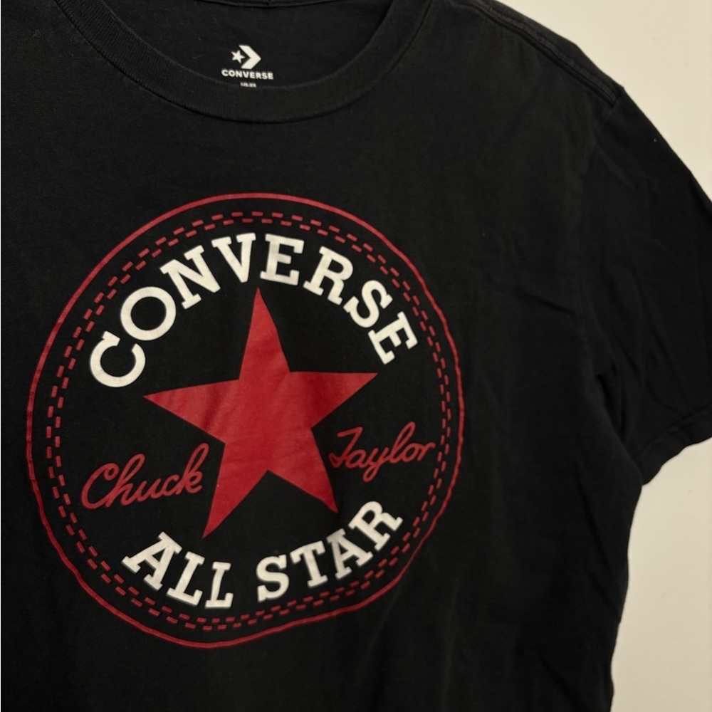 Converse Chuck Taylor All Star Black Graphic T-Shirt - XS men - Picture 4 of 6